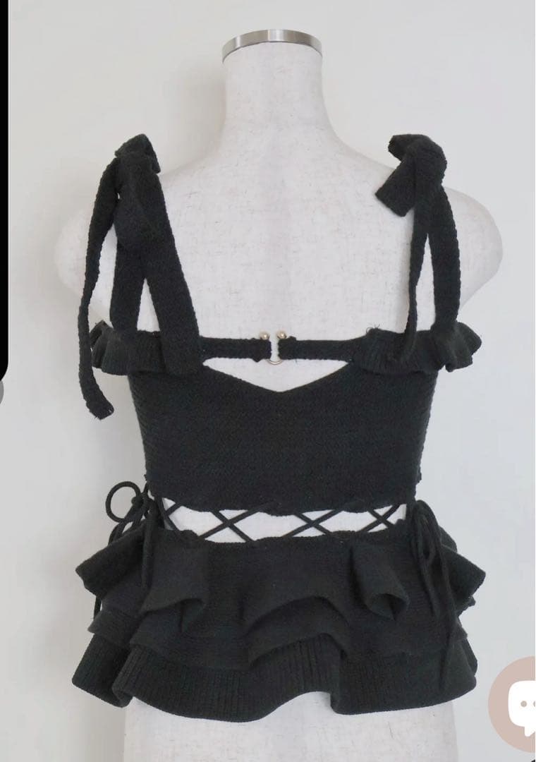 限定値下げ RANDY 完売タグ付き未使用 2wayストリングコアニットトップス