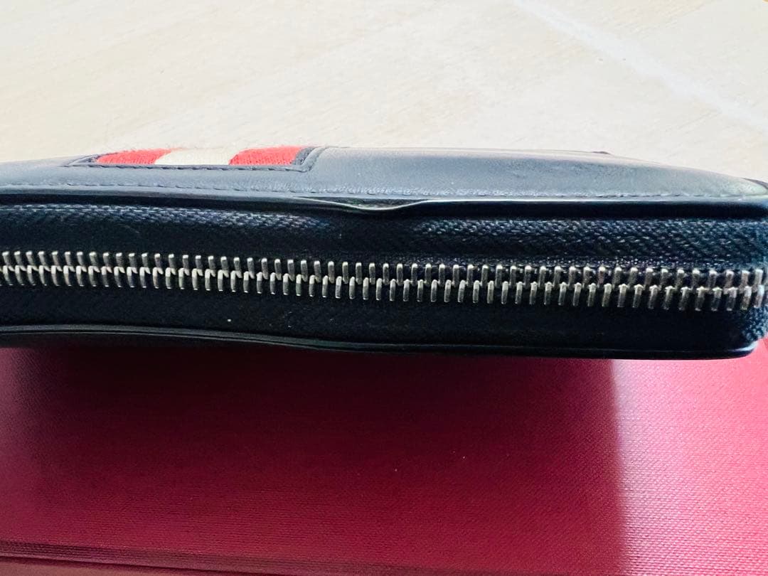 BALLY BALEN ラウンドファスナー　長財布 ブラック