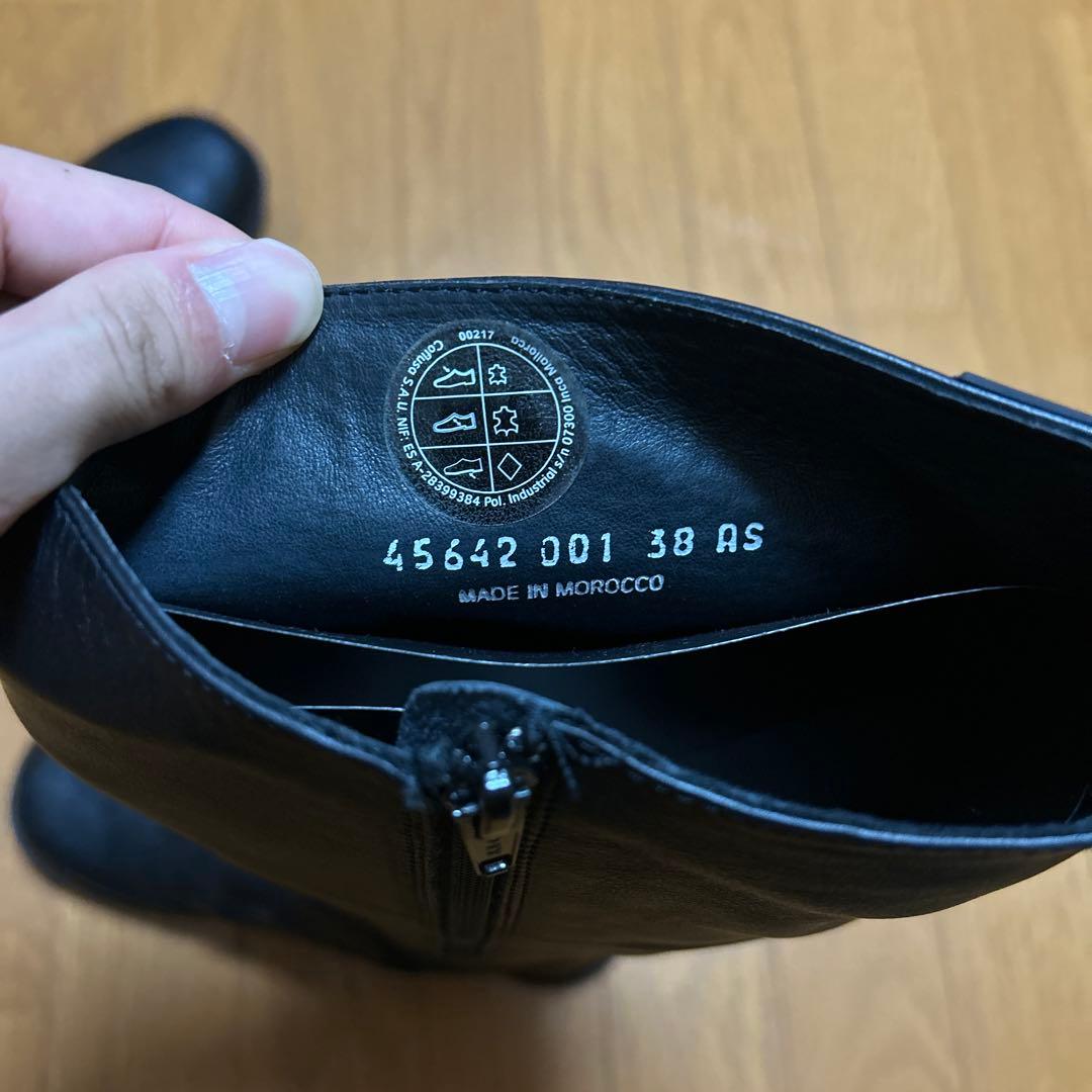 最後の値下げ！CAMPER ブラック ロングブーツ 24cm