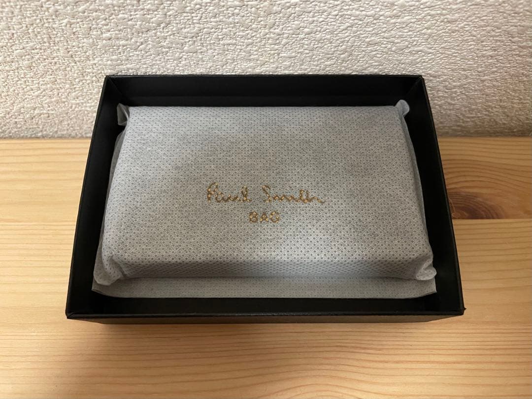 ポールスミス ベジタンストライプトリム 名刺入れ P631