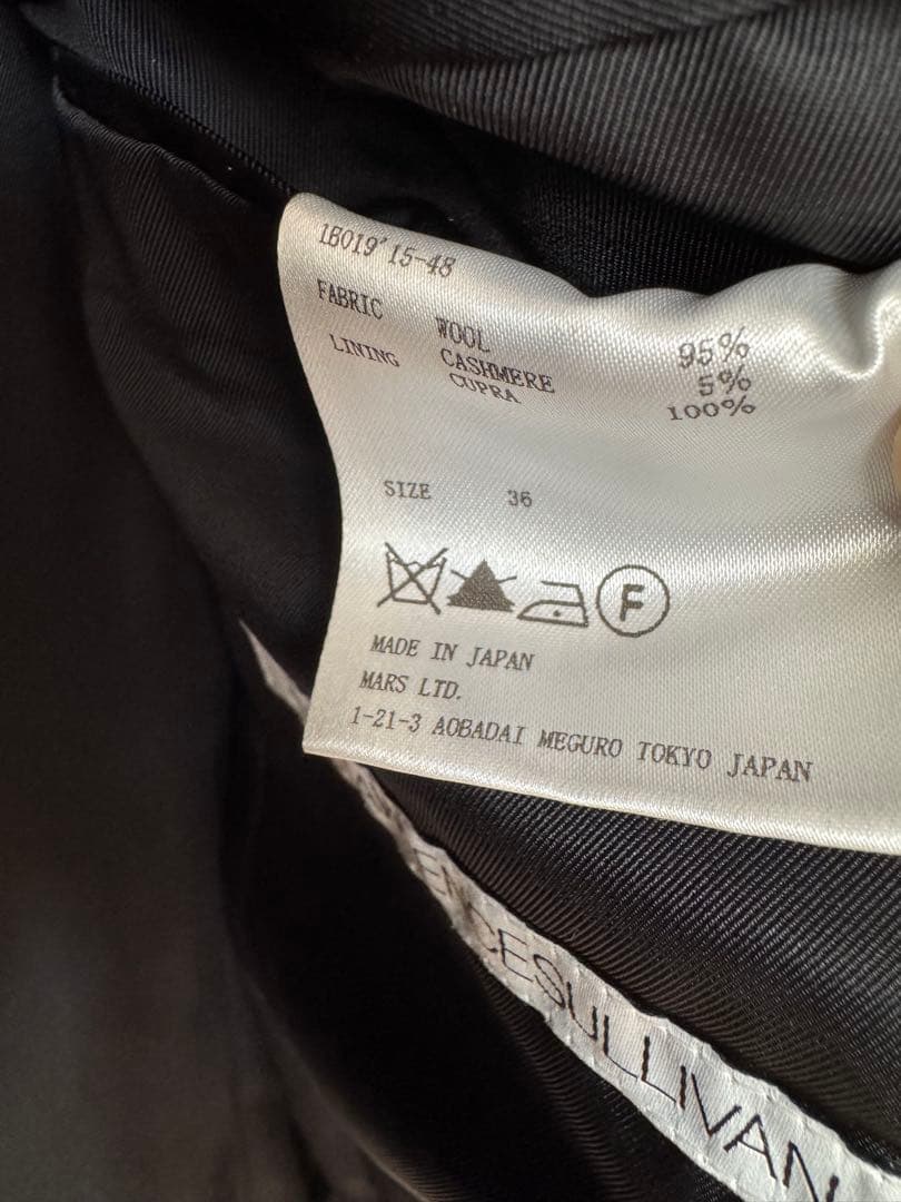 ジョンローレンスサリバン　チェスターコート