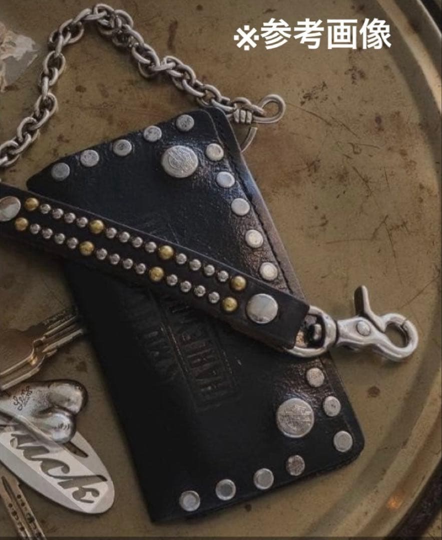 ヴィンテージ　USA　スタッズ　トラッカーウォレット　オモシーチャンネル