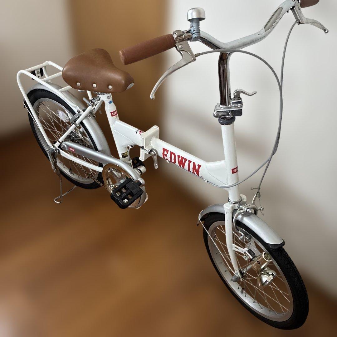 さ*た様 EDWIN 20インチ 折りたたみ自転車 ホワイト