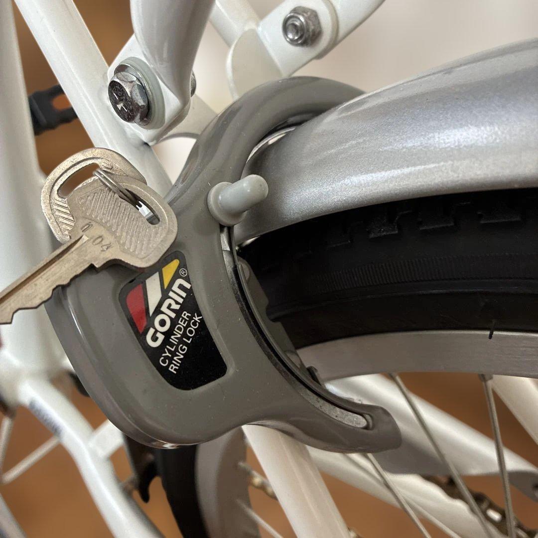 さ*た様 EDWIN 20インチ 折りたたみ自転車 ホワイト