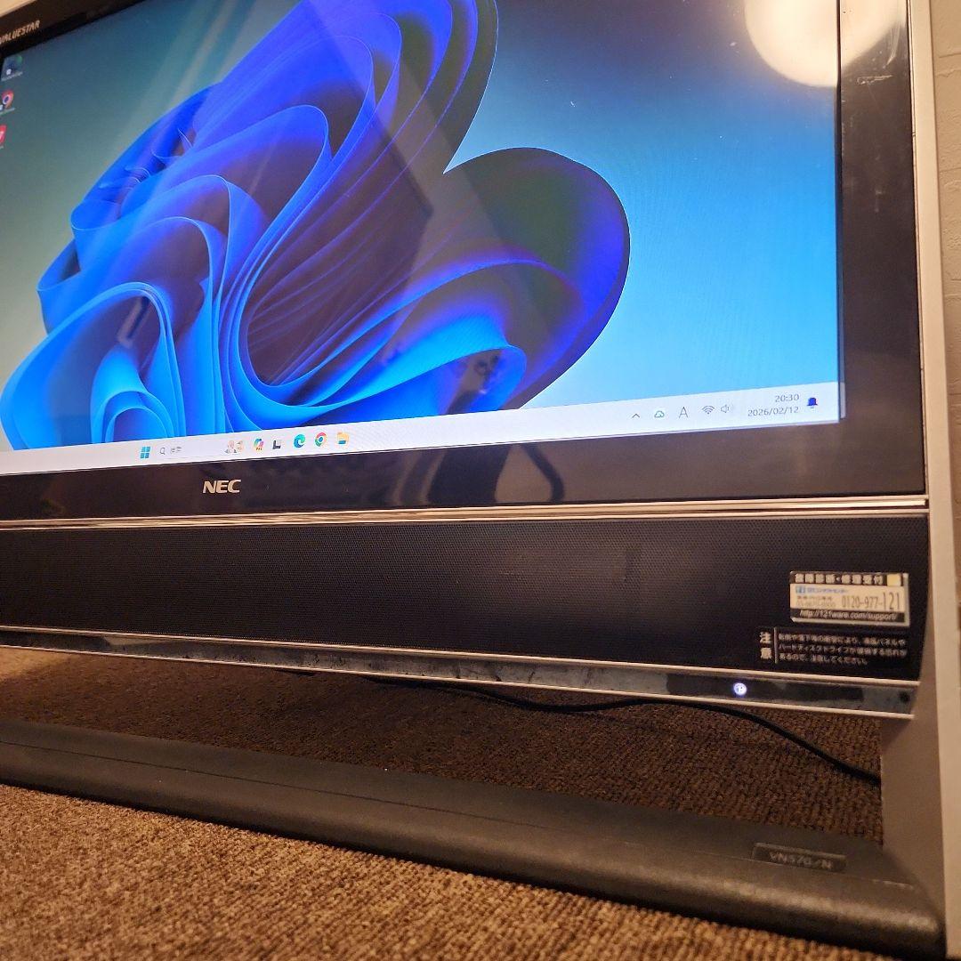 一体型PC　高性能　大画面　大容量　高画質　高音質　NEC