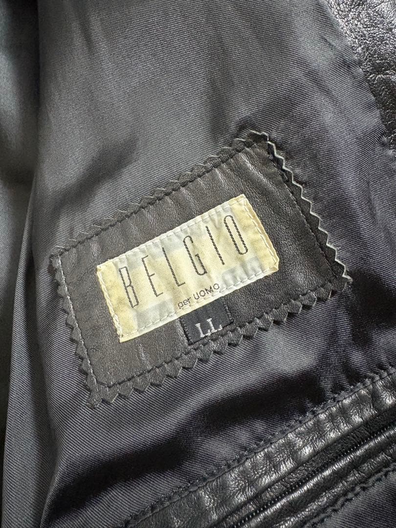 ジャケット・アウター 90s Vintage lamb leather jacket black