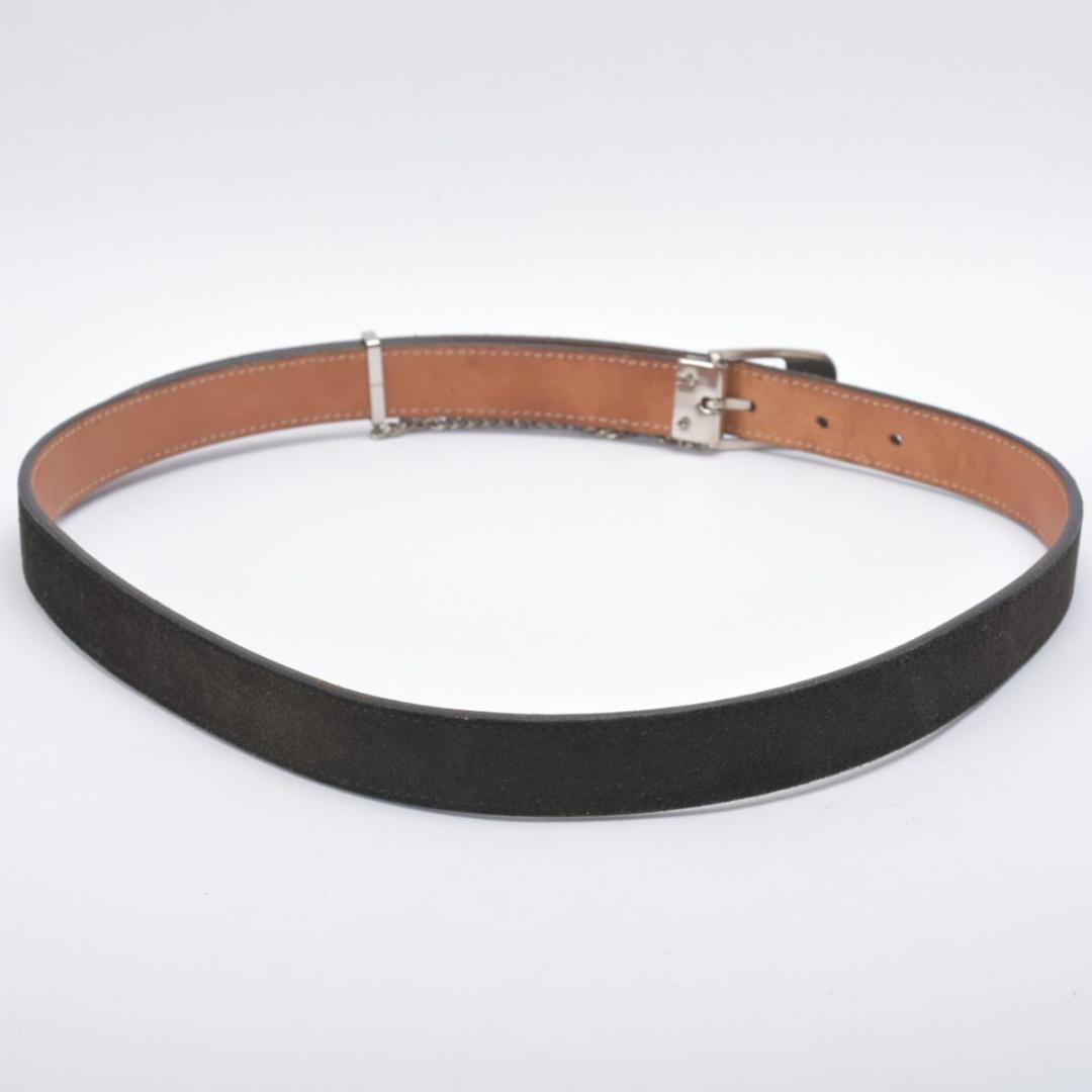 良品 COMME des GARCONS ベルト レザー ブラック チェーン