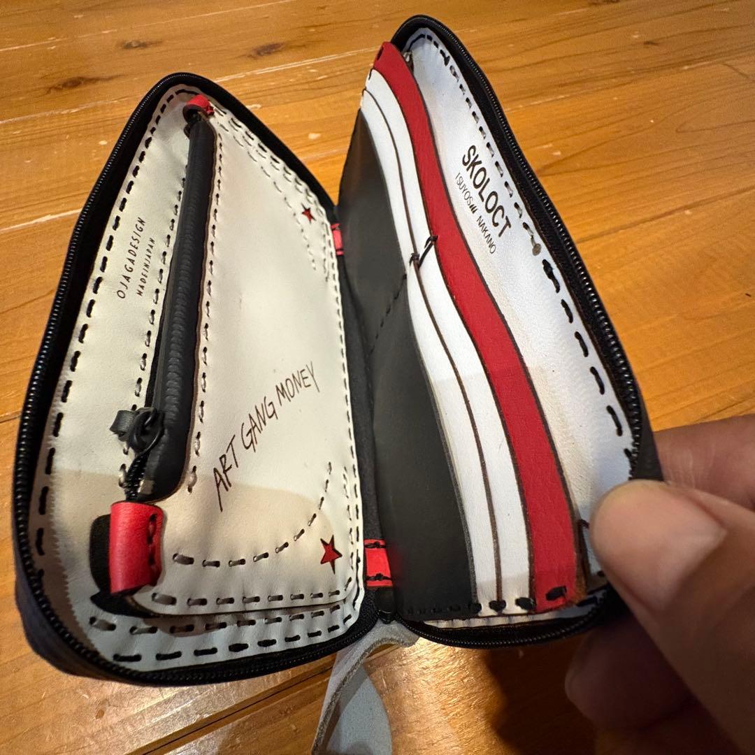 スコロクト×オジャガデザインのレザーウォレット