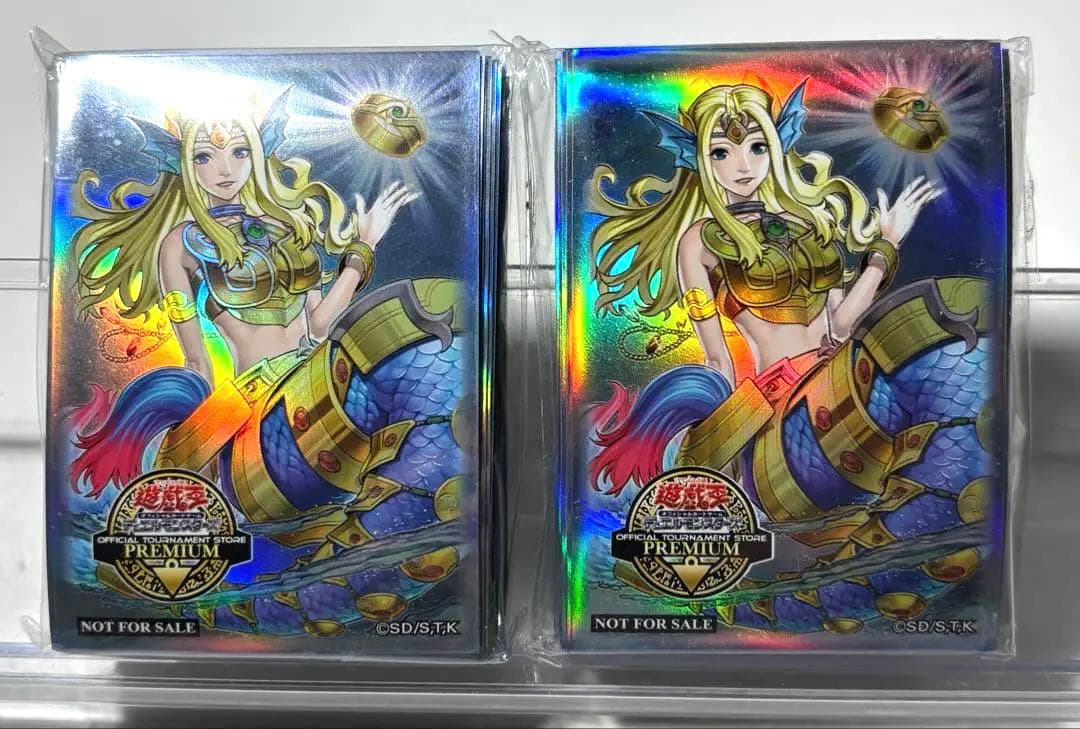 遊戯王　海皇精 アビスライン スリーブ 　海外 限定 新品 未開封 2個　セット