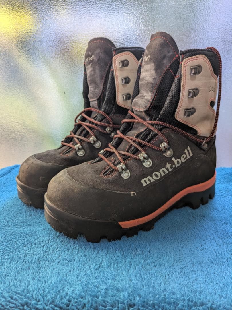 ★モンベル　プロテクションロガーブーツ　25.0★中古　チェンソーブーツ　林業