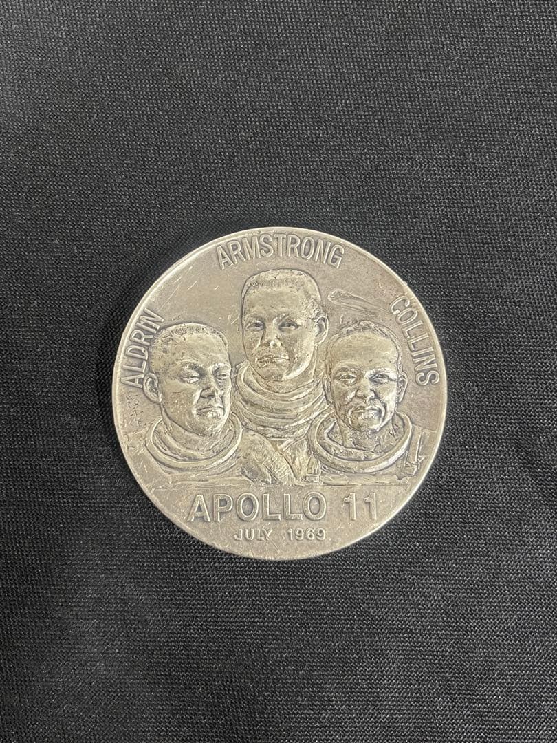 1969年　アポロ11号　月着陸記念メダル純銀製　113g 松本微章工業