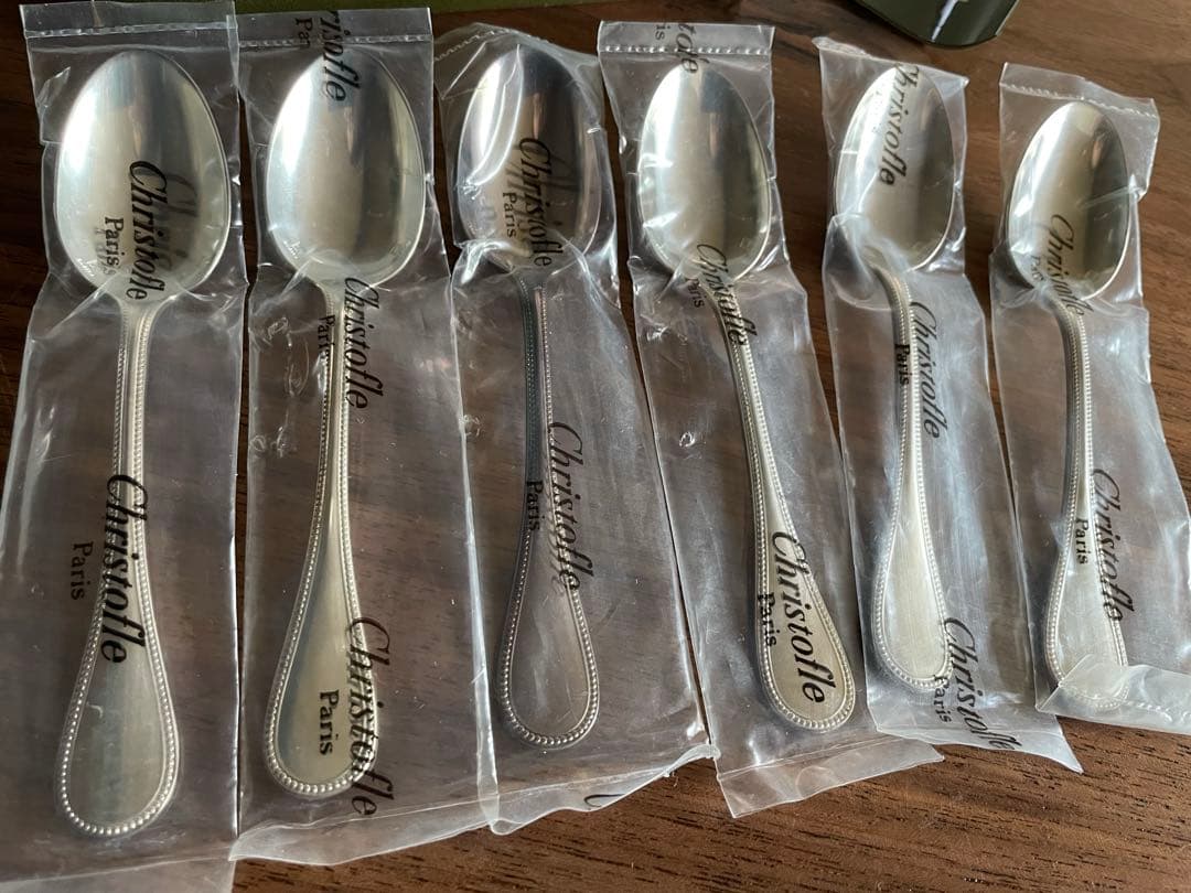 クリストフル　シルバー　パール　スプーン　6本セット