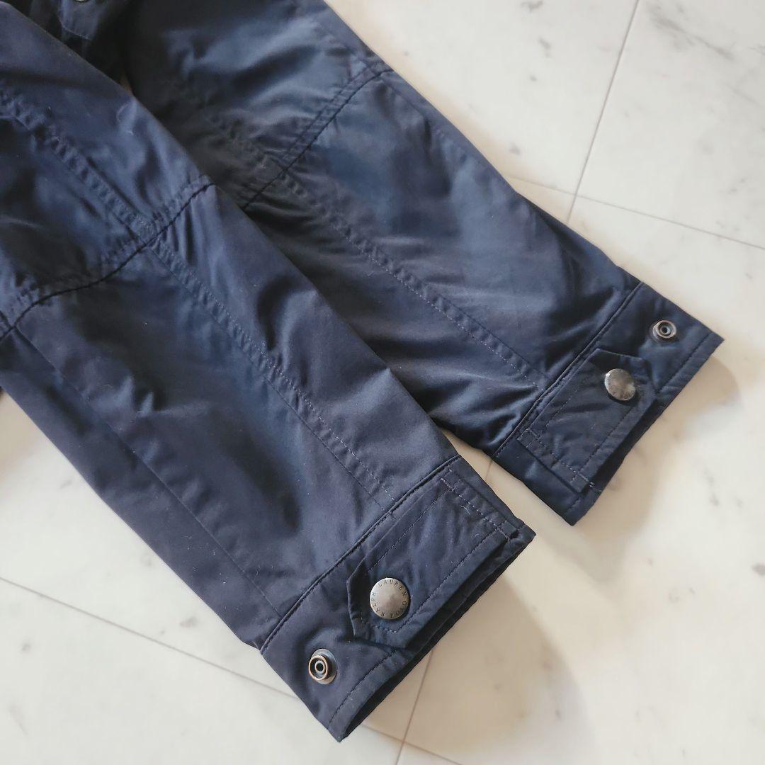 ラルフローレン ポニー刺繍 ナイロンパーカー フード付き Mサイズ 濃紺