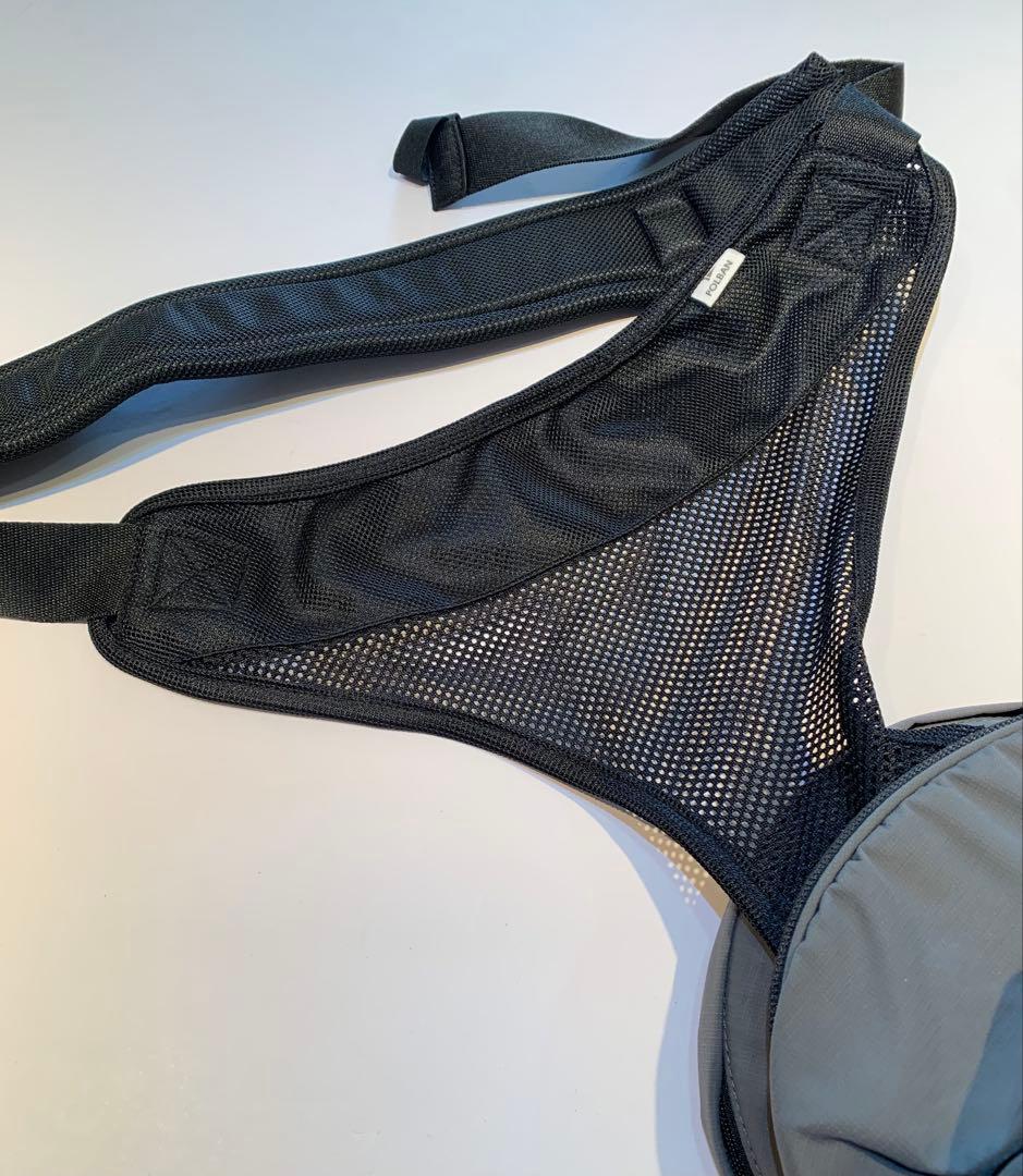 【1回使用 ポルバン ヒップシート グレー シングルショルダー付】