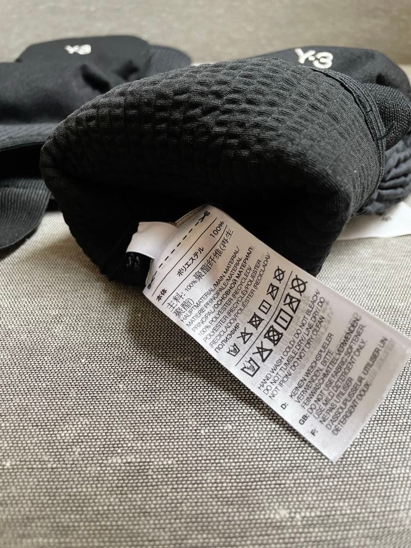 Y-3 アームスリーブ ポーチ付き 黒 新品未使用 タグ付き　ヨウジヤマモト