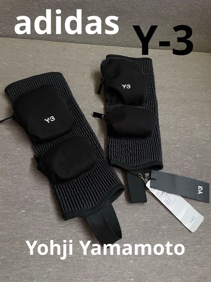 Y-3 アームスリーブ ポーチ付き 黒 新品未使用 タグ付き　ヨウジヤマモト