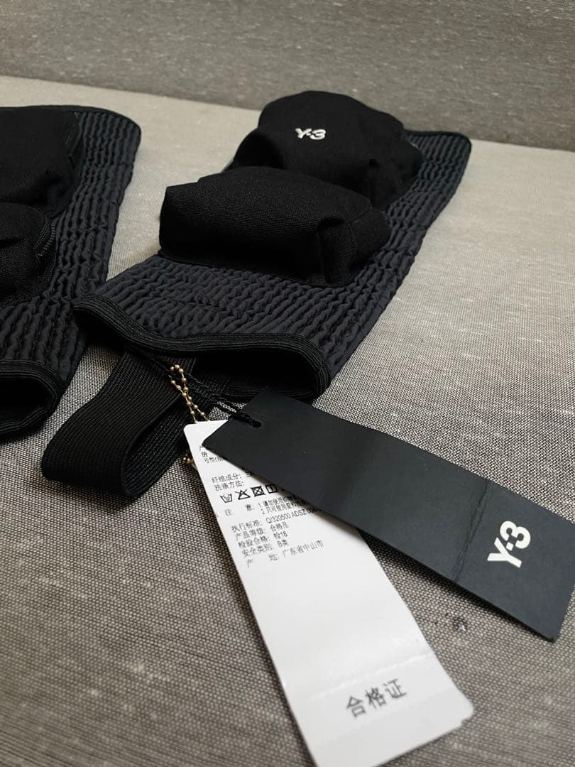 Y-3 アームスリーブ ポーチ付き 黒 新品未使用 タグ付き　ヨウジヤマモト