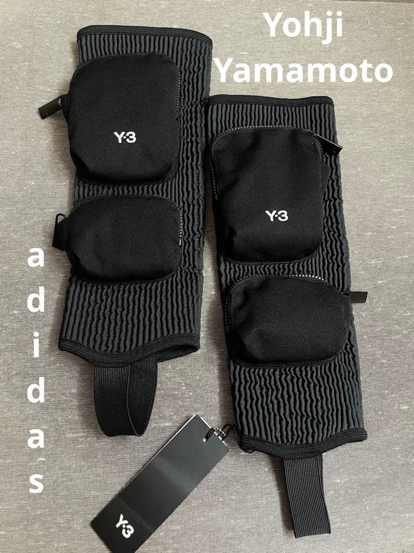 Y-3 アームスリーブ ポーチ付き 黒 新品未使用 タグ付き　ヨウジヤマモト