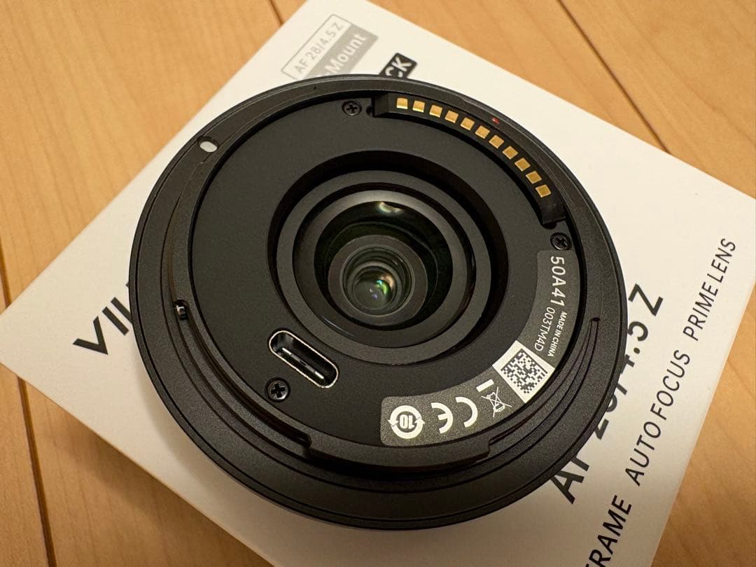 【美品】VILTROX AF 28mm F4.5 ZニコンZ用