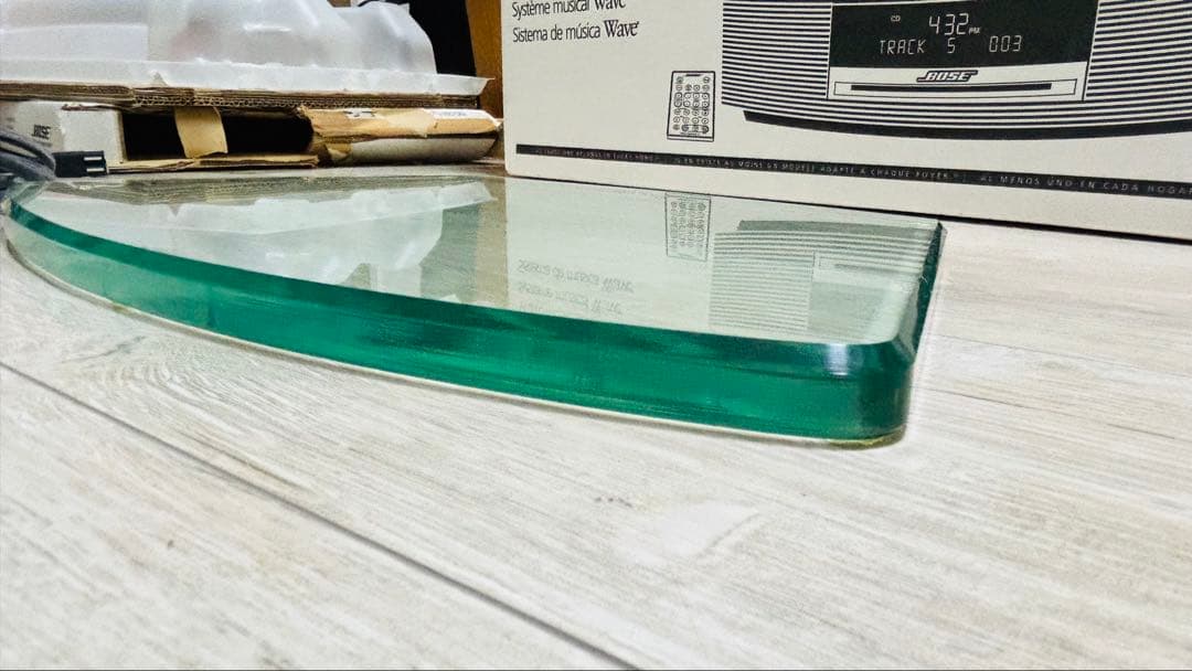 BOSE Wave music system BLACK ガラス台座付 ジャンク