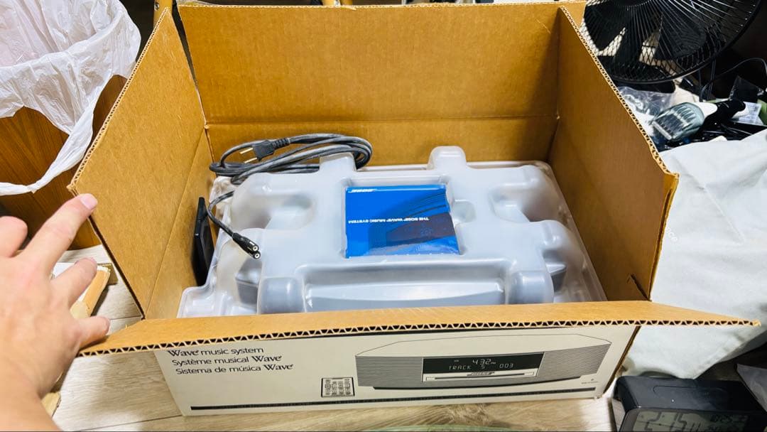 BOSE Wave music system BLACK ガラス台座付 ジャンク