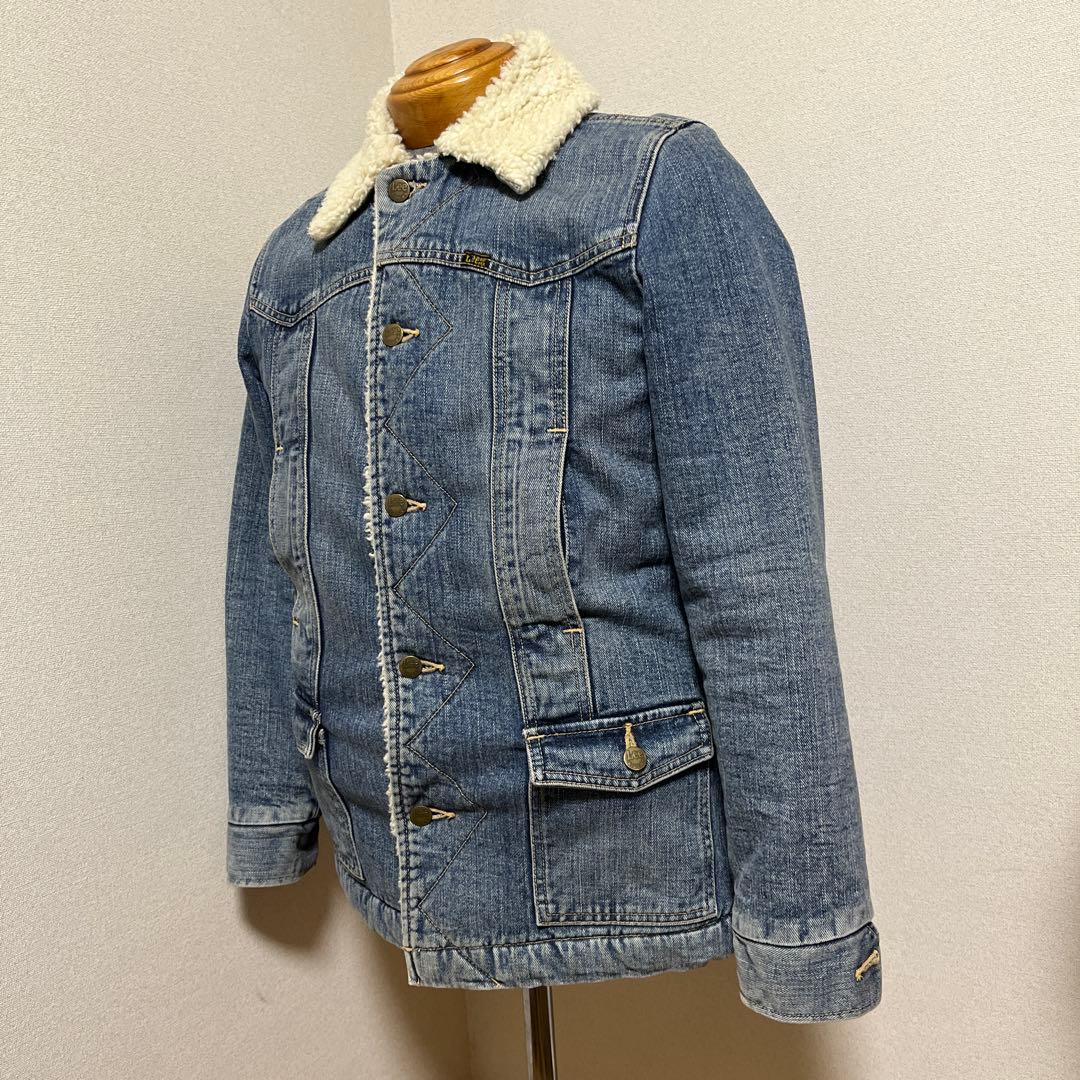 Lee デニム　ボアランチコート　インナー袖はキルティング　ヴィンテージ好きに！