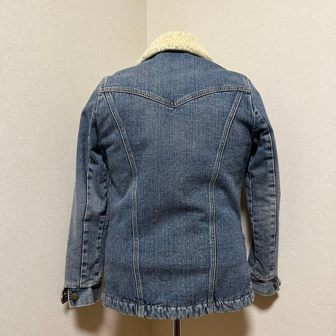 Lee デニム　ボアランチコート　インナー袖はキルティング　ヴィンテージ好きに！