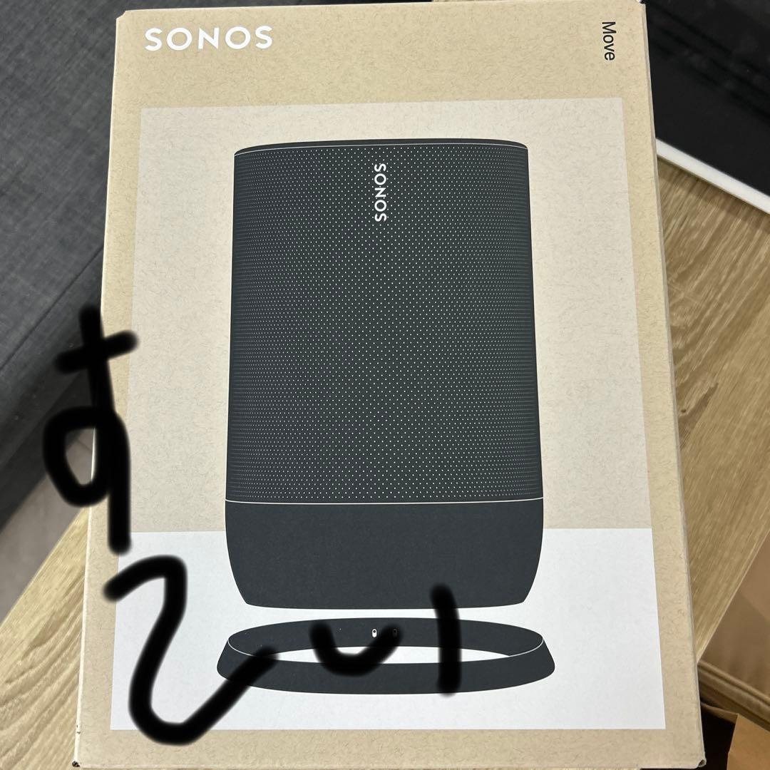 新品未開封Sonos Move ブラックスピーカ