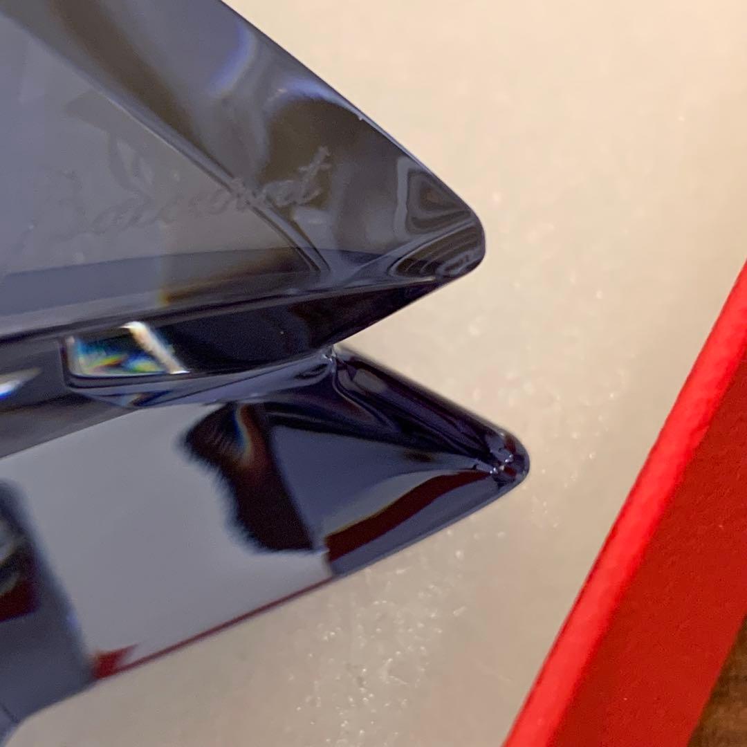 ⭐️未使用⭐️バカラ⭐️ザンザンスター⭐️ブルー⭐️青⭐️星⭐️クリスタル⭐️レア⭐️箱付き⭐️紙袋