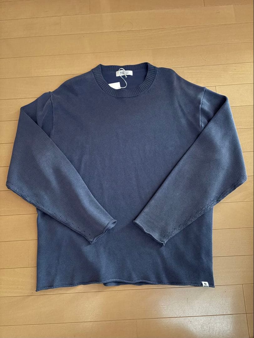 H*6様 Radiall クルーネックセーター S スモークブルー未使用品
