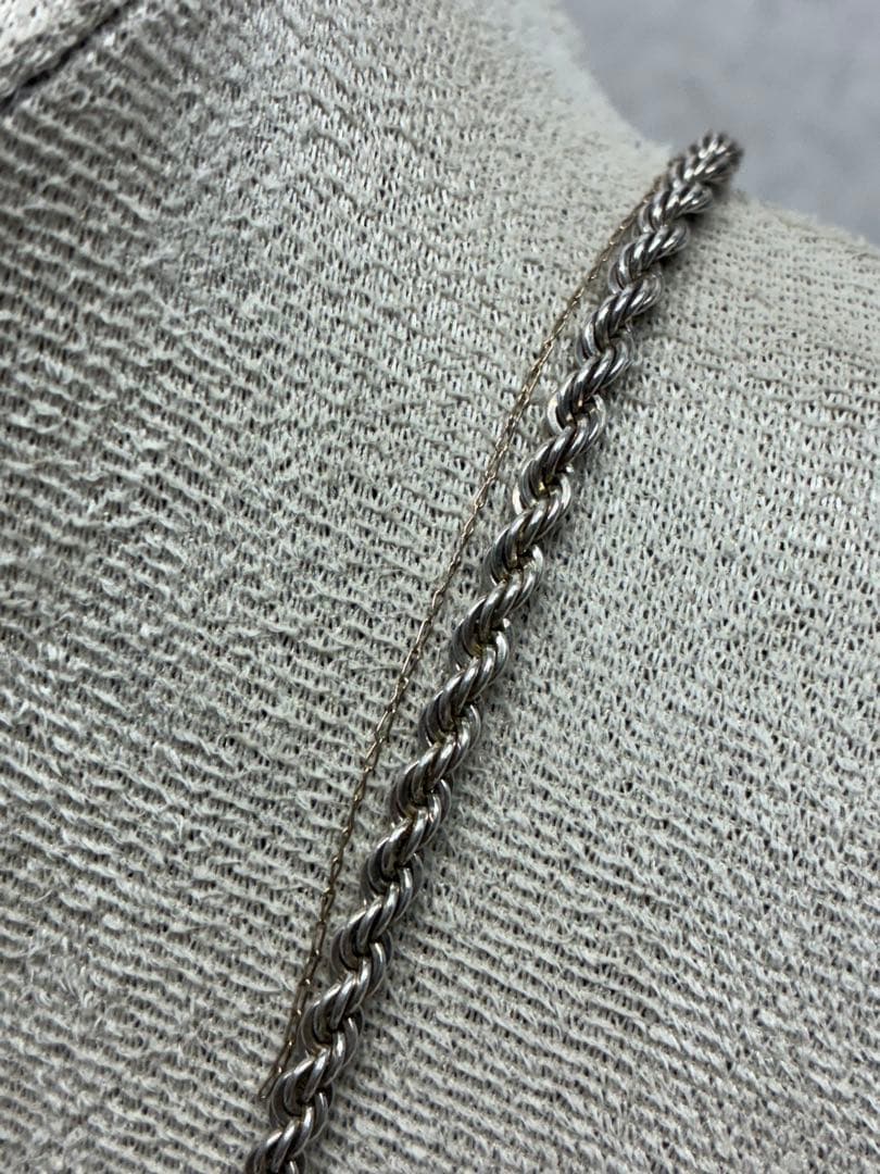 925/14K ティファニー コンビ ツイストロープ スターリングシルバー14金