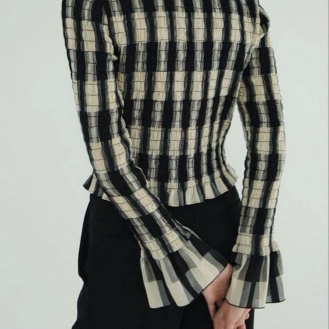 p*i様 CLANE SHIRRING DESIGN BLOUSE