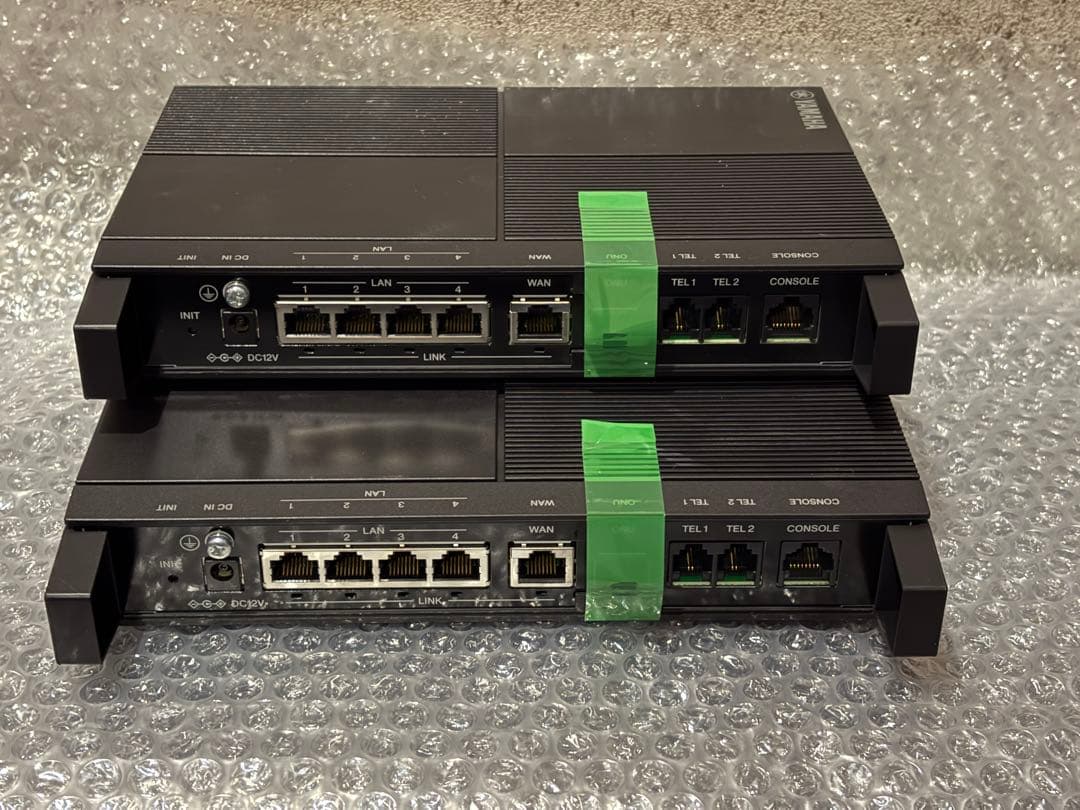 【2台セット】YAMAHA NVR510 ギガアクセスVoIPルーター動作確認済