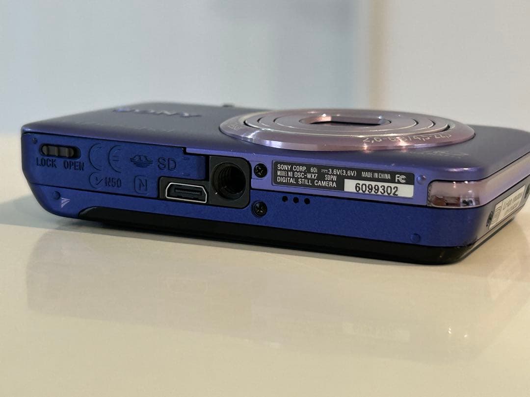 SONY Cyber-shot DSC-WX7 16.2MP パープル