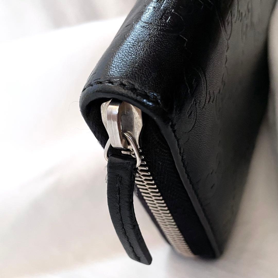 GUCCI グッチ 長財布 シマ シグネチャー GGパターン ブラック