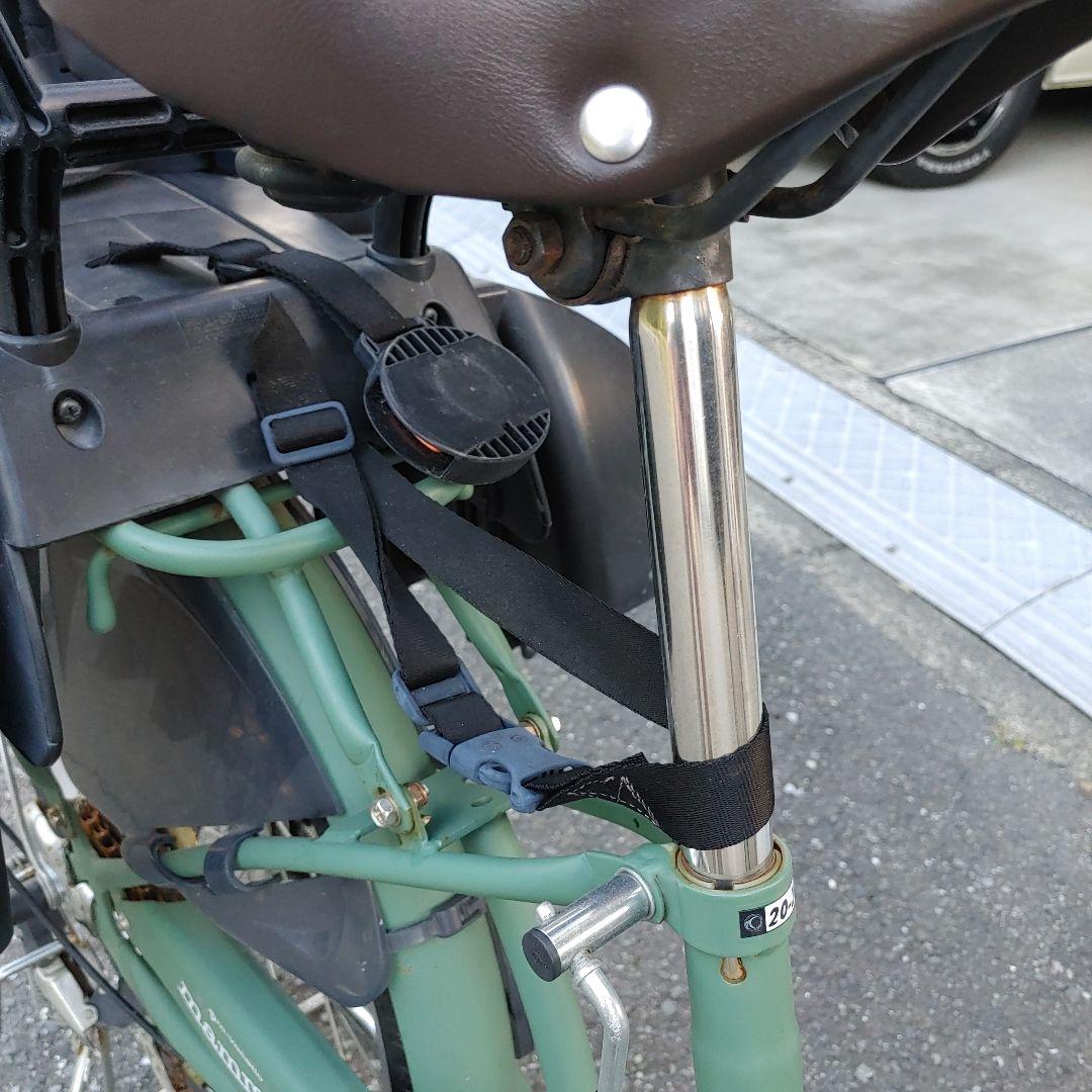 チャイルドシート付き 子供乗せシティサイクル グリーン