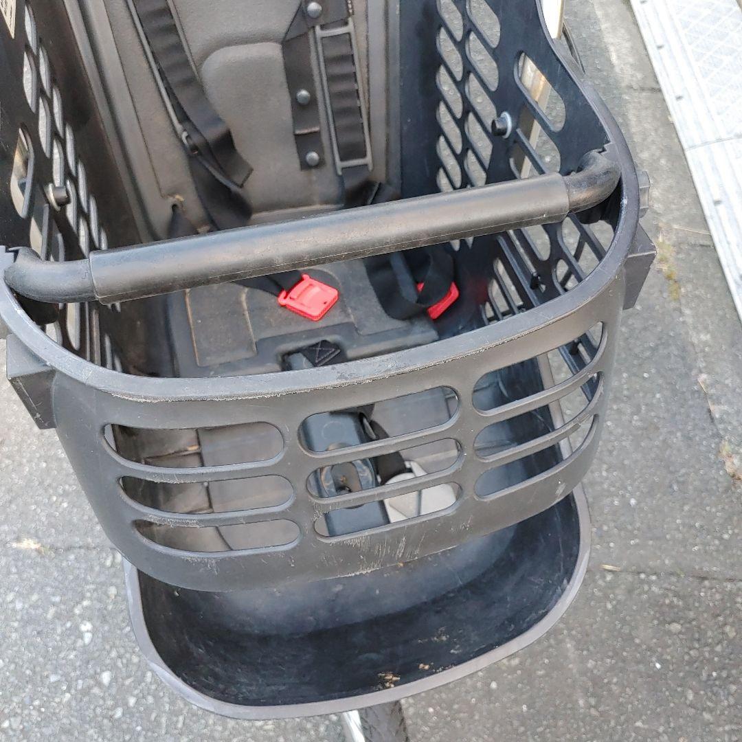 チャイルドシート付き 子供乗せシティサイクル グリーン