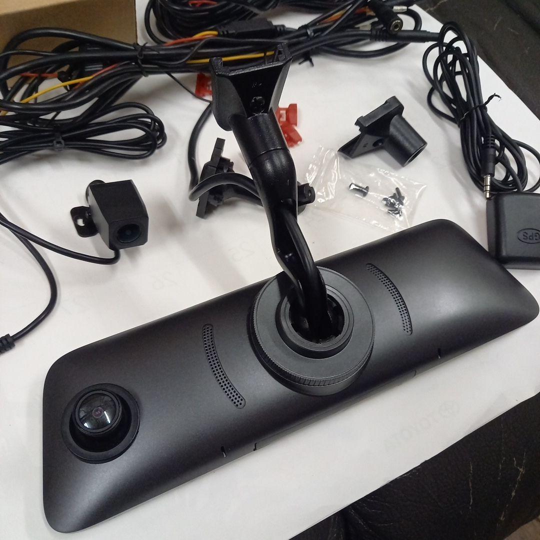 動作確認済　AUTO-VOX　ZJ-V5pro　ミラー型ドラレコ　前後カメラ