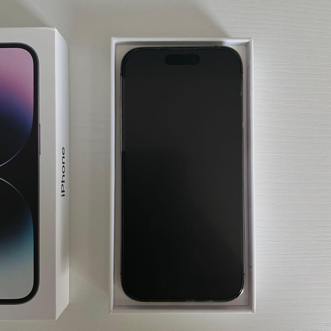 即日配送iPhone 14pro 128GB【美品】ディープパープル