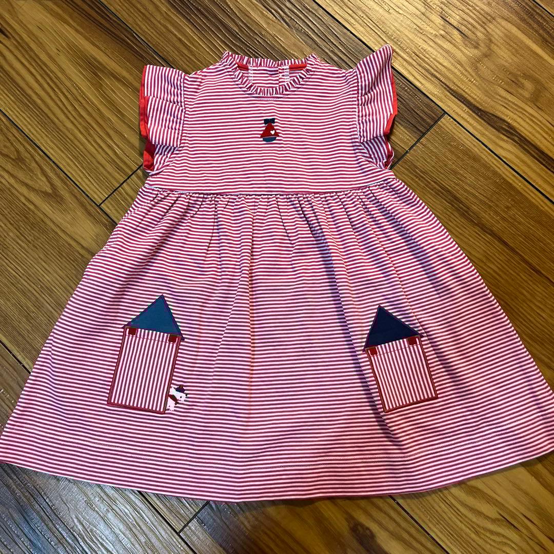 【新品未使用】ファミリアワンピース90