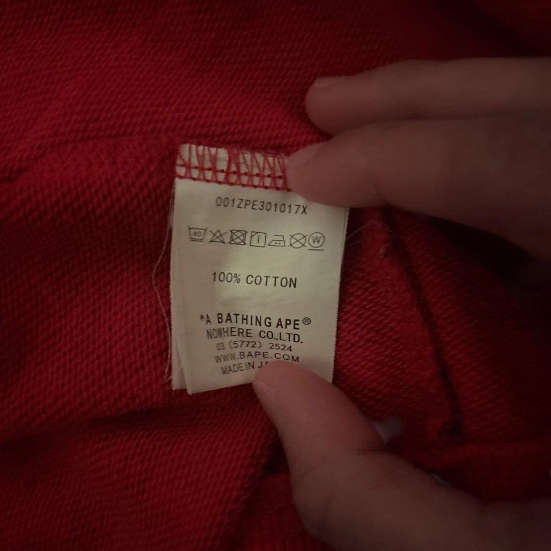 A Bathing Ape シャークパーカー XL レッド