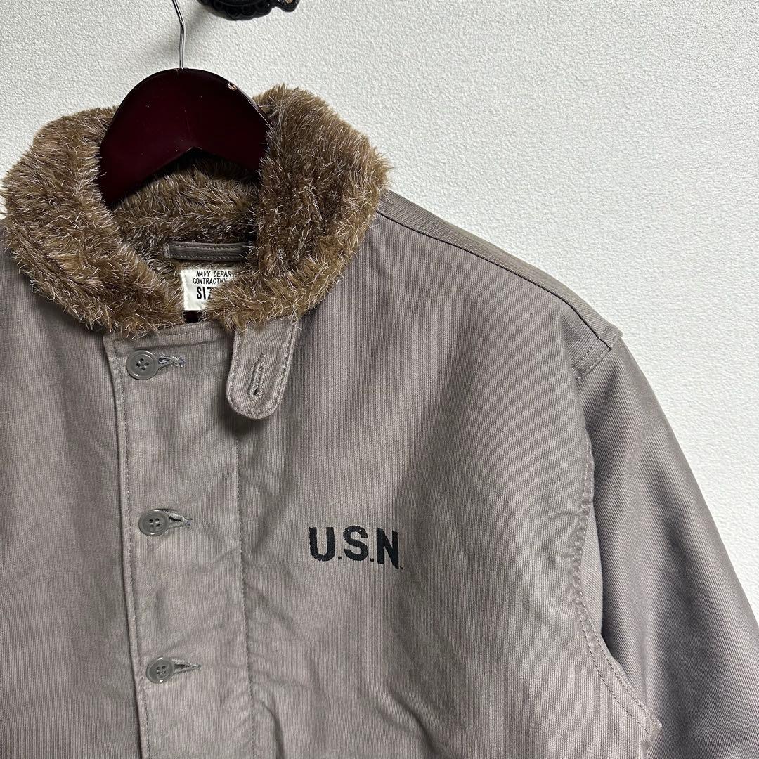 ヒューストン デッキジャケット N-1 裏ボア U.S.N NXsx65913