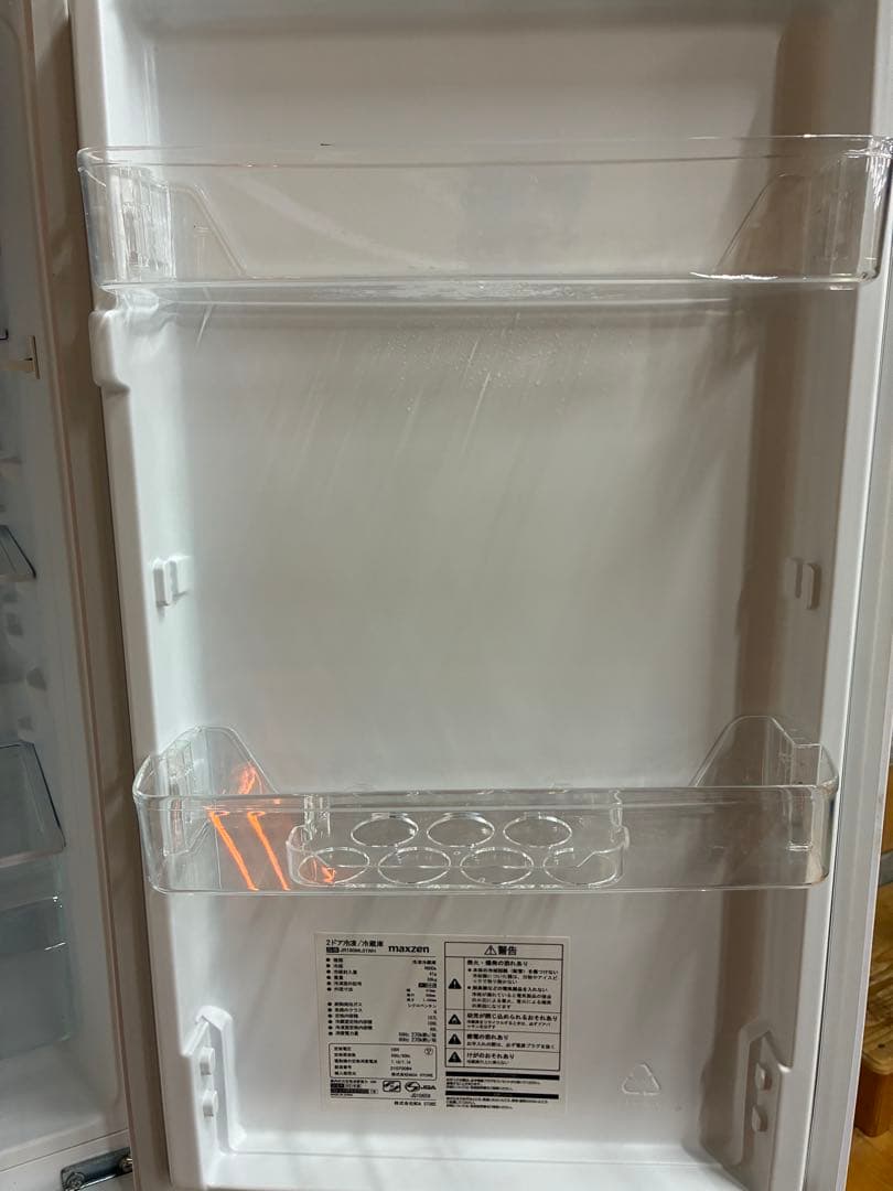 maxzen 2ドア冷凍冷蔵庫 JR160ML01WH 2021年製