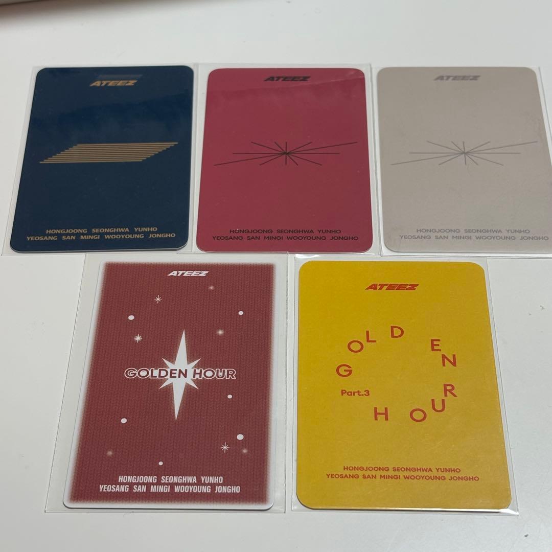 ATEEZ ヨサン ゴルアワ MBC 歌謡大祭典 サノク トレカ セット