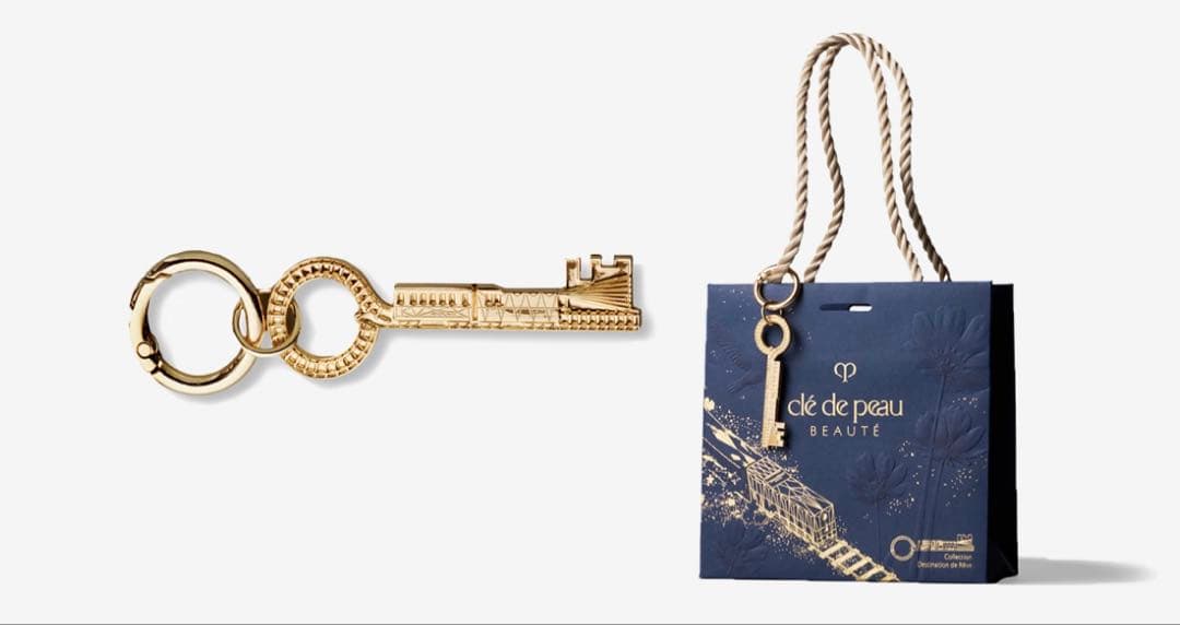 【新品未開封】　クレドポーボーテ 特製オリジナルバニティポーチ、チャームセット