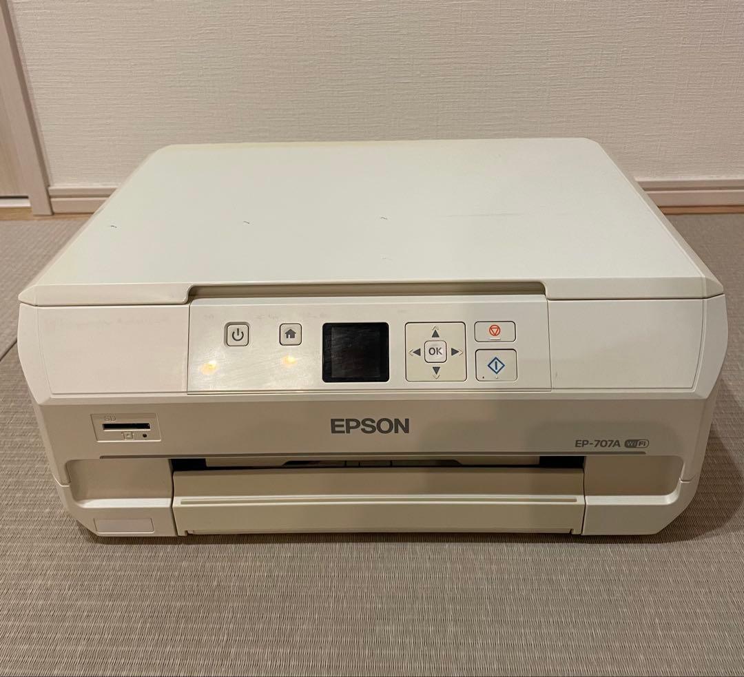 【動作確認済、中古】エプソン 複合機 プリンター EP-707A
