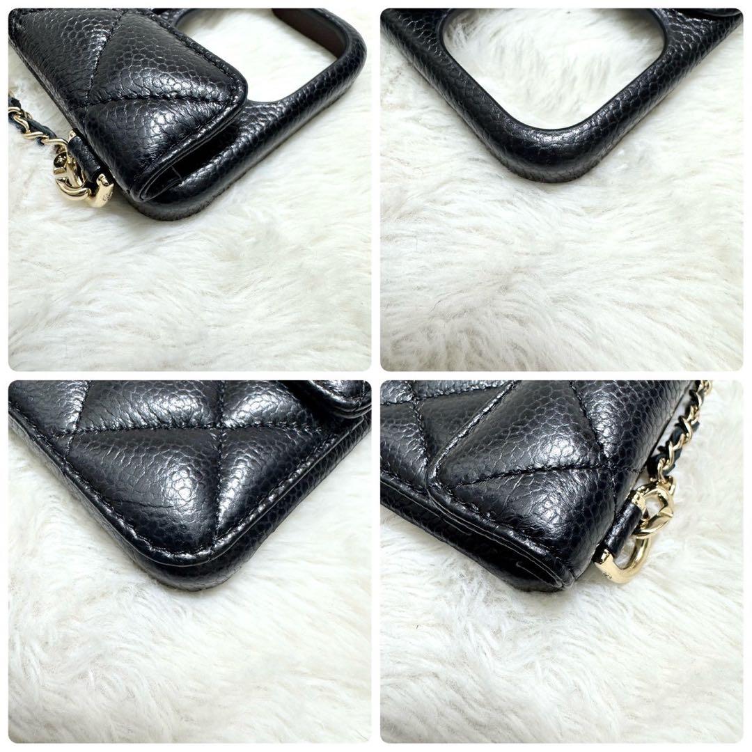 美品✨ シャネル iPhone 14Pro チェーンショルダー スマホケース