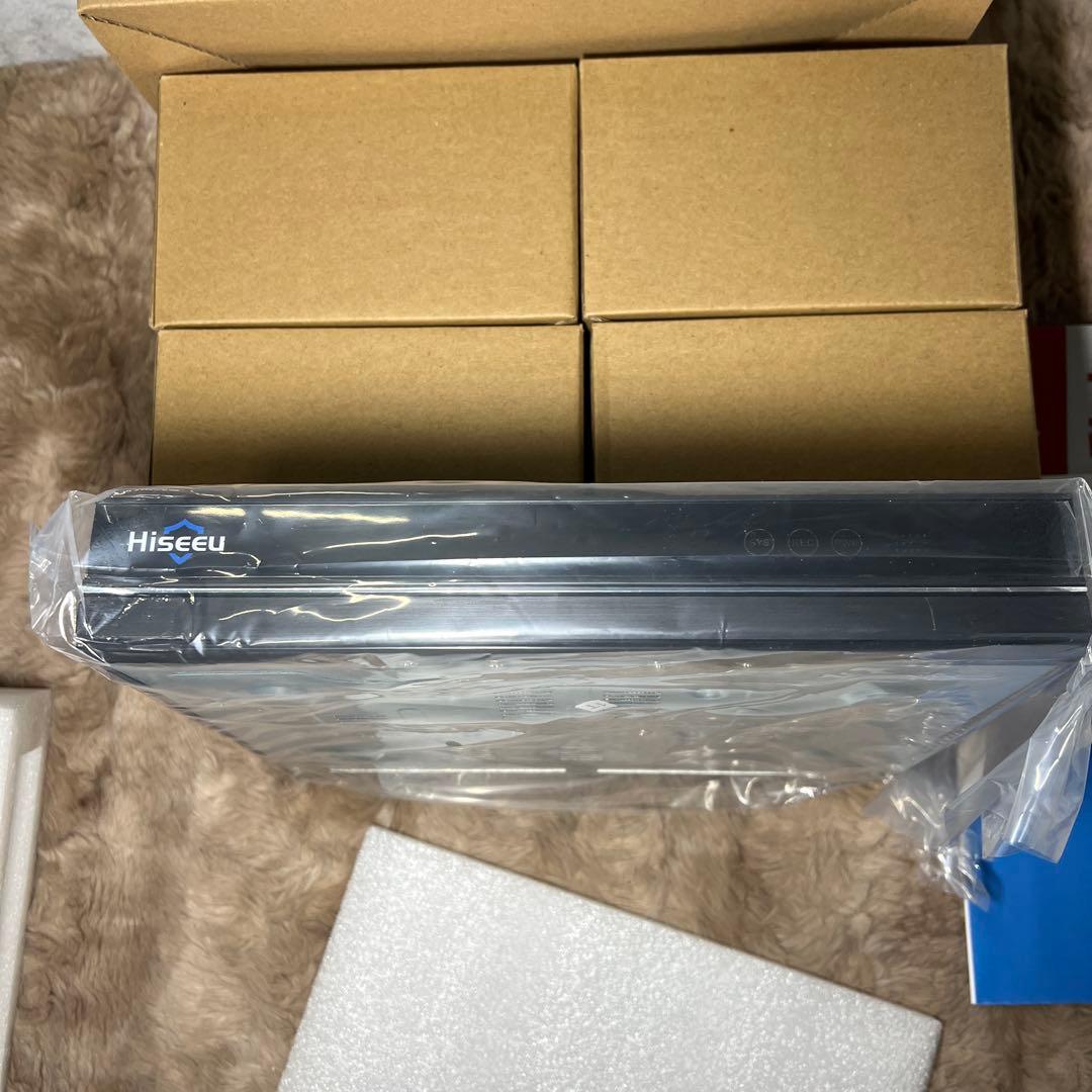 新品未使用　Hiseeu 500万画素 4台セット 1TBHDD内蔵