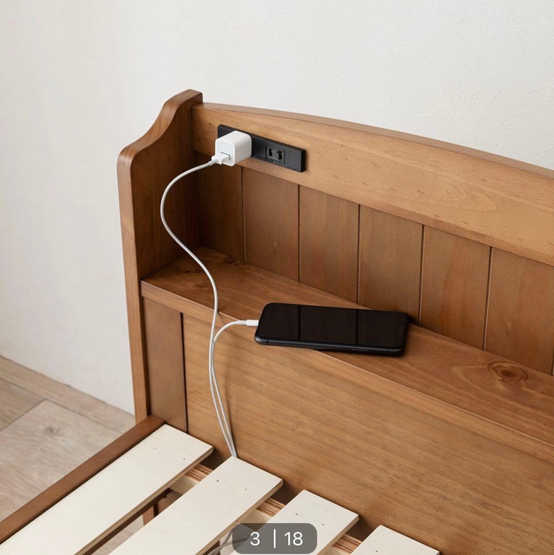 ニトリ すのこベッド セミダブル 宮付き【直接引取り杉並区】