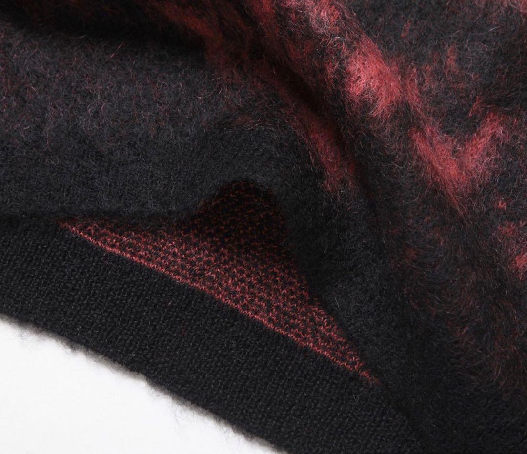 【美品】YOKE24AW KID MOHAIR JACQUARD SWEATER